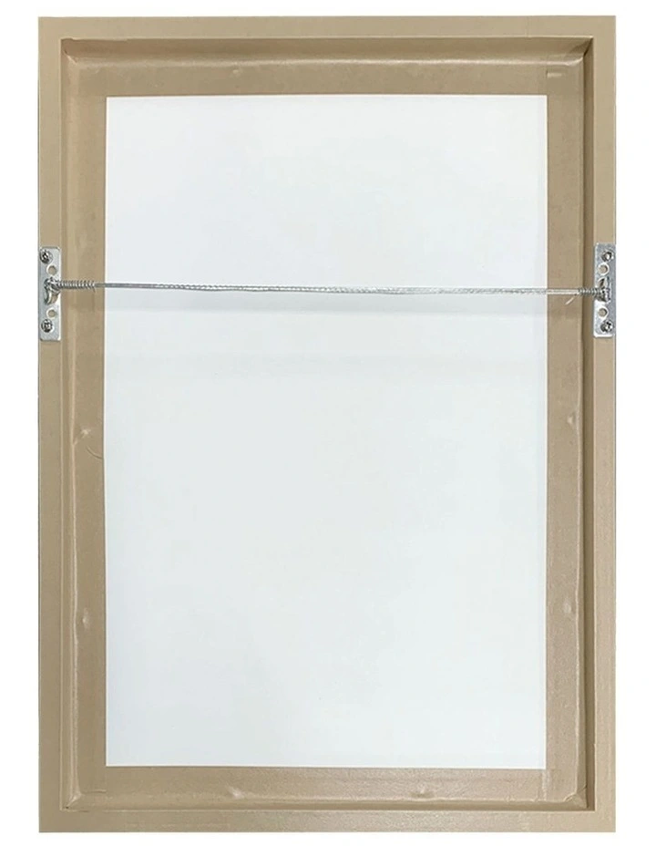 Striped Paris Awning Print Frame in Natural Oak image 4