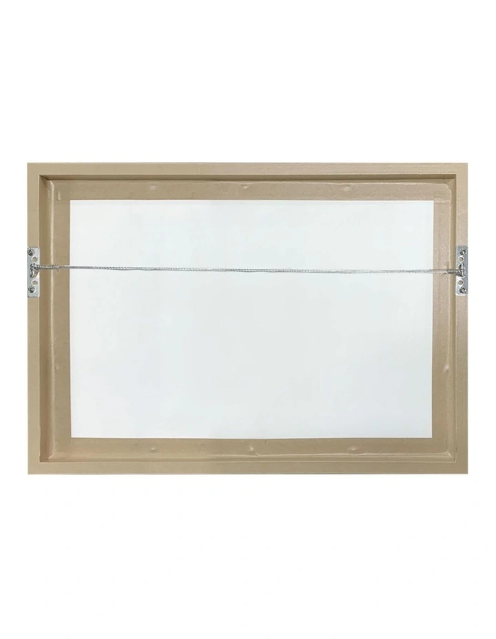 The South Abstract Print Frame in Natural Oak image 4