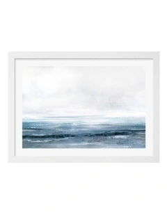Water Abstract Print Frame in White