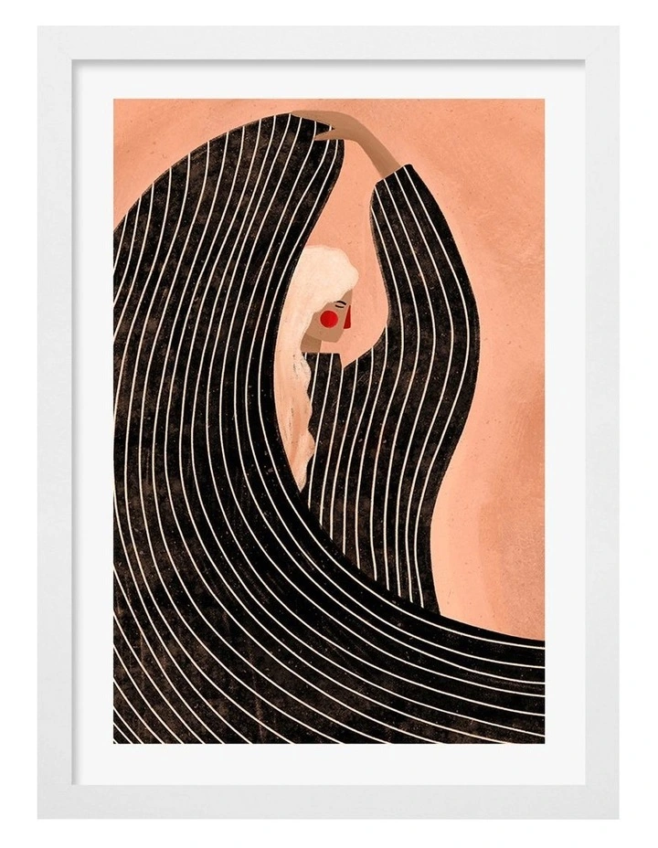 Dress Print Frame in White image 1