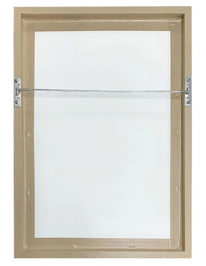 Stripes Print Frame in White image 4