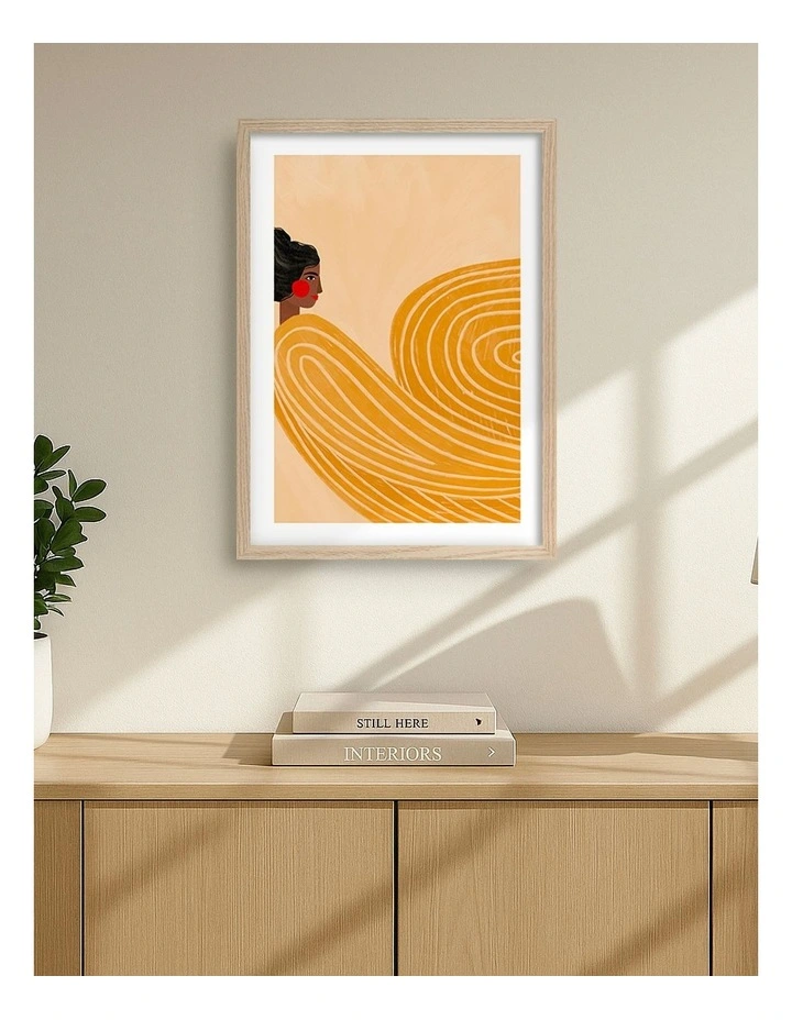 Stripes Print Frame in Natural image 2