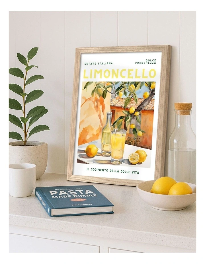 Limoncello Print Frame in Natural Oak image 2