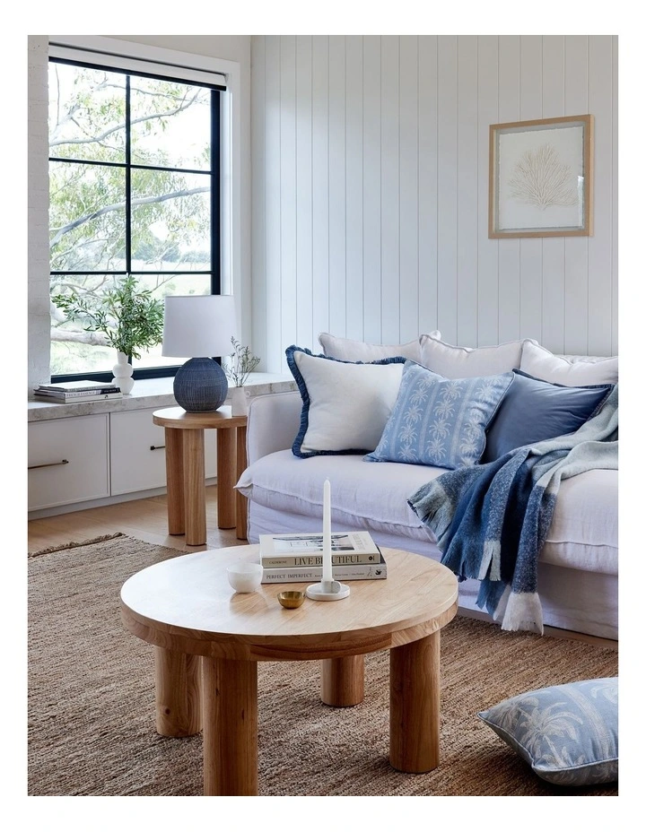 Coral Paper Mache Artwork 60x60x4 in Cream image 4