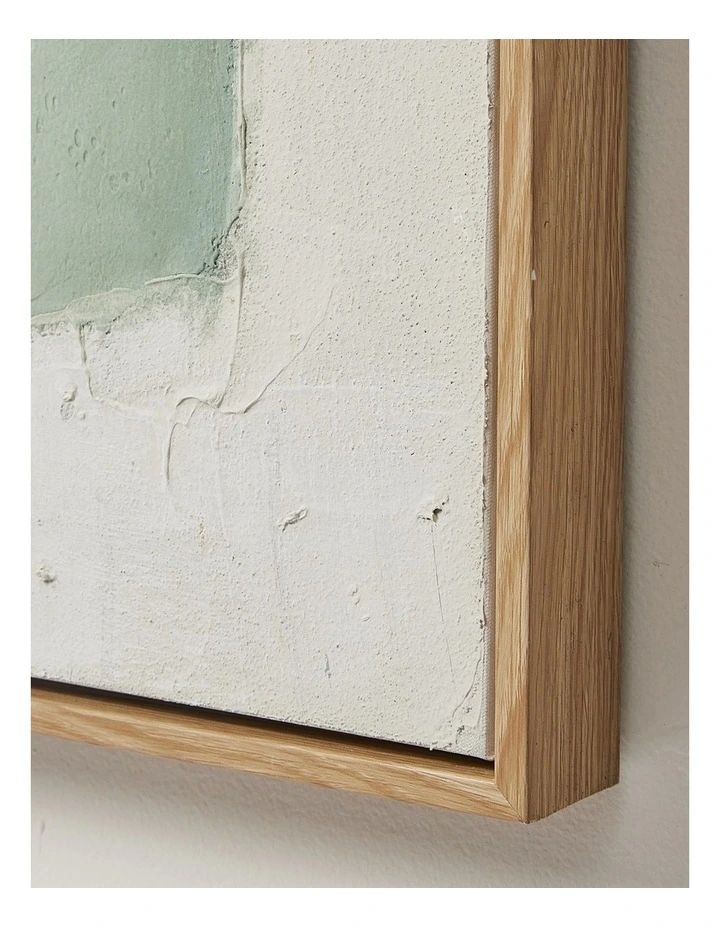 Rectangle Canvas Wall Art 80X100X4.5cm in Jarah Blue/Green image 3