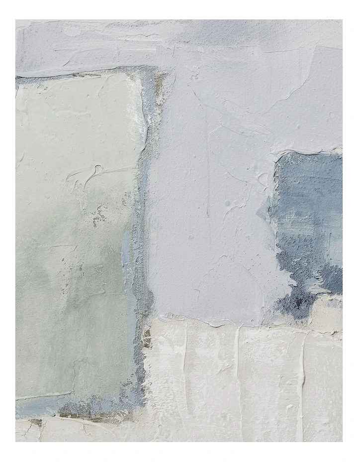 Rectangle Canvas Wall Art 80X100X4.5cm in Jarah Blue/Green image 4