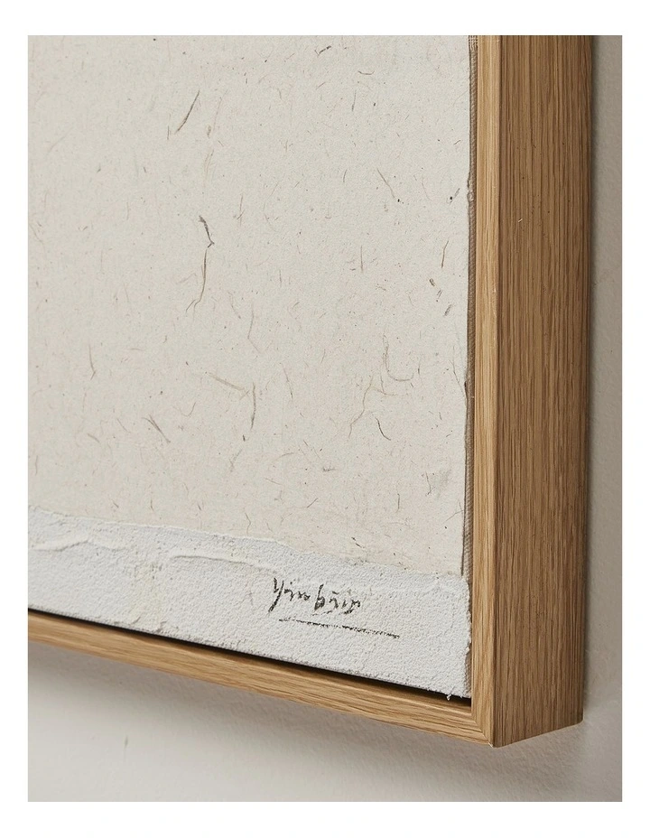 Otis Natural Textured Canvas 80X100X4.5cm in Cream image 3