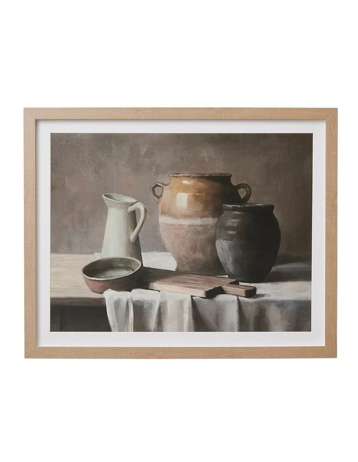 Still Life Framed Artwork 60x45cm in Multi image 1