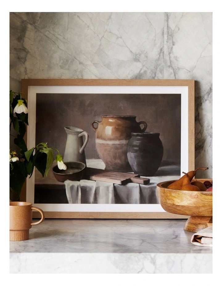 Still Life Framed Artwork 60x45cm in Multi image 2