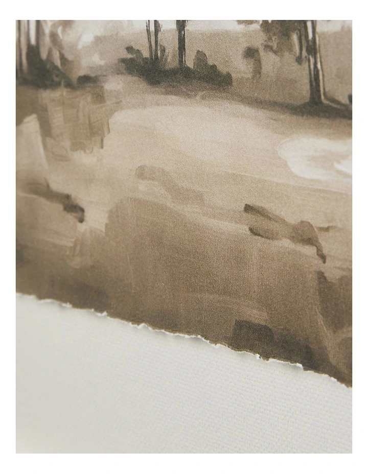 Treescape Sepia Framed Artwork 37x42cm in Multi image 4