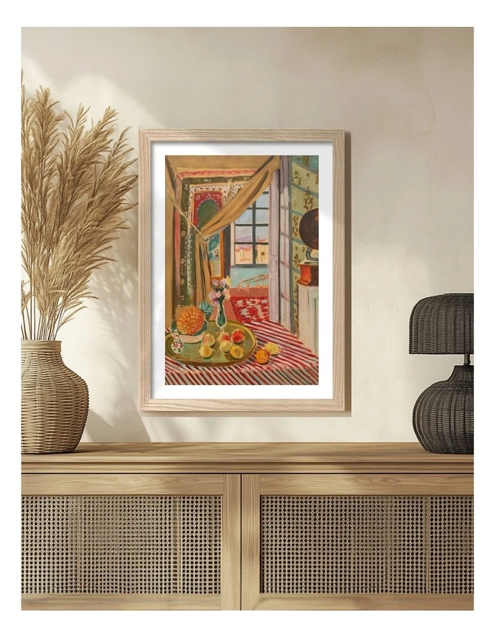 Australian Made Interior Phonograph Art Print in Natural Frame image 2