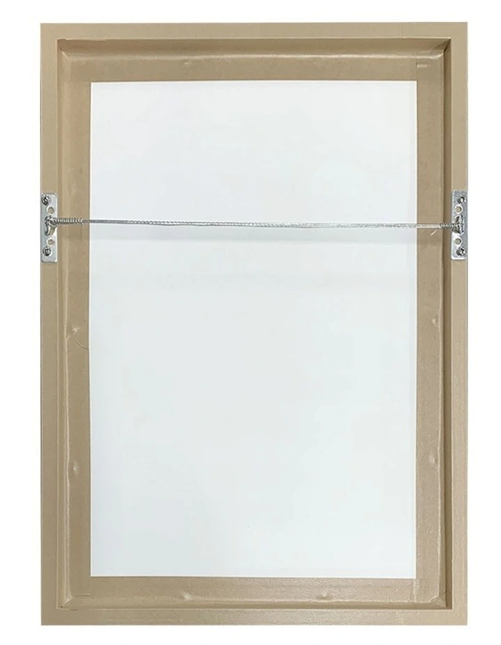 Australian Made Just Because Art Print Frame in Natural image 4