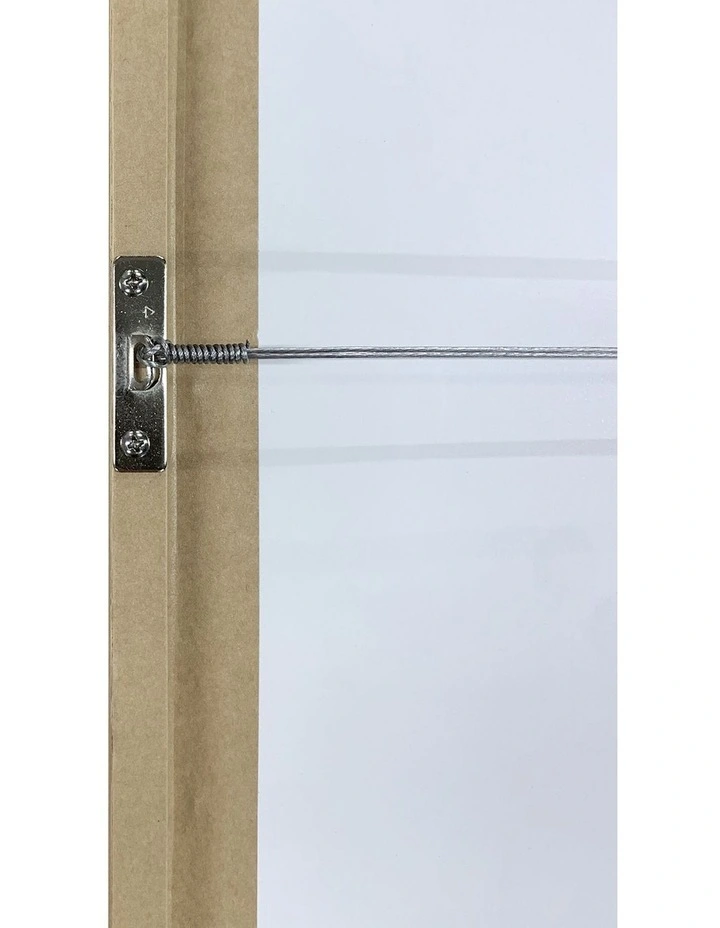 Australian Made Just Because Art Print Frame in White image 5