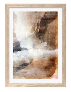 Australian Made Layers 2 Art Print Frame in Natural