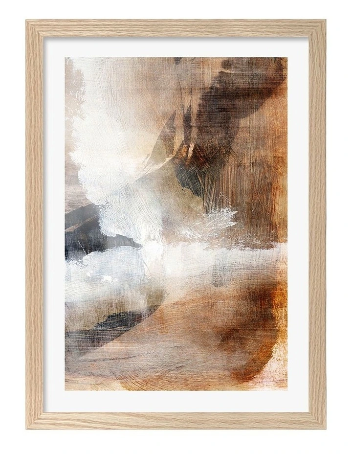 Australian Made Layers 2 Art Print Frame in Natural image 1
