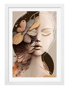 Australian Made Luna Art Print Frame in White