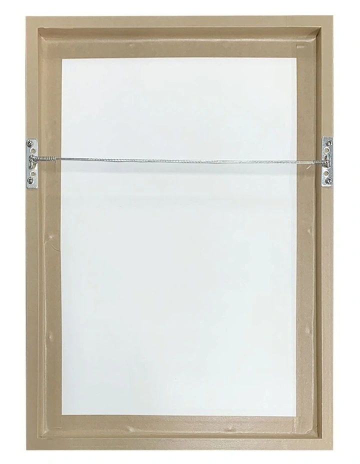 Australian Made Minimal Form Flow Art Print Frame in White image 4