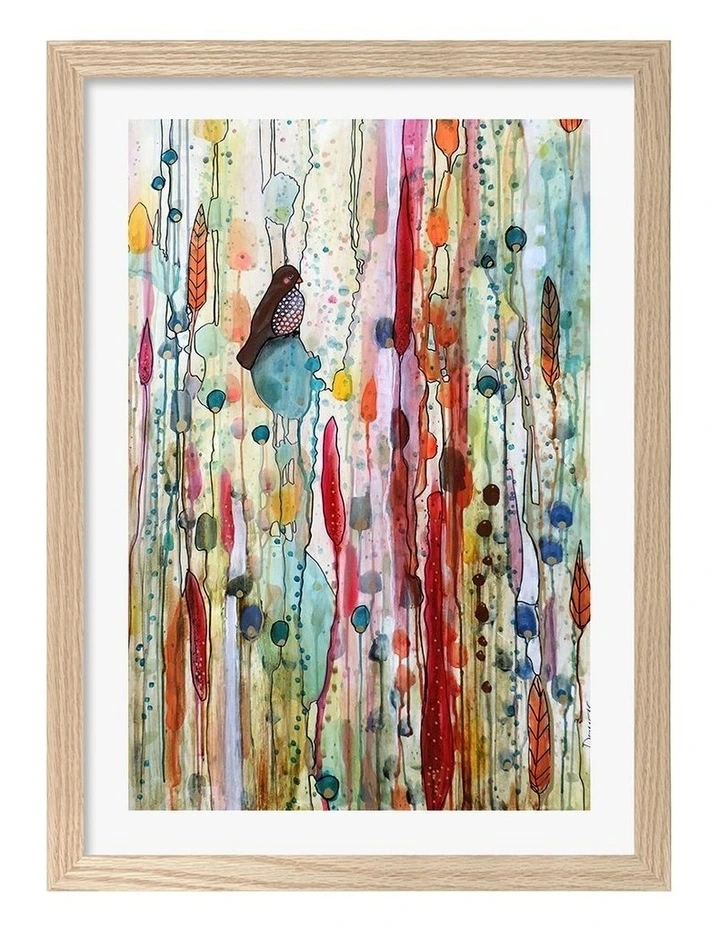 Made On The Road Art Print Frame in Natural image 1