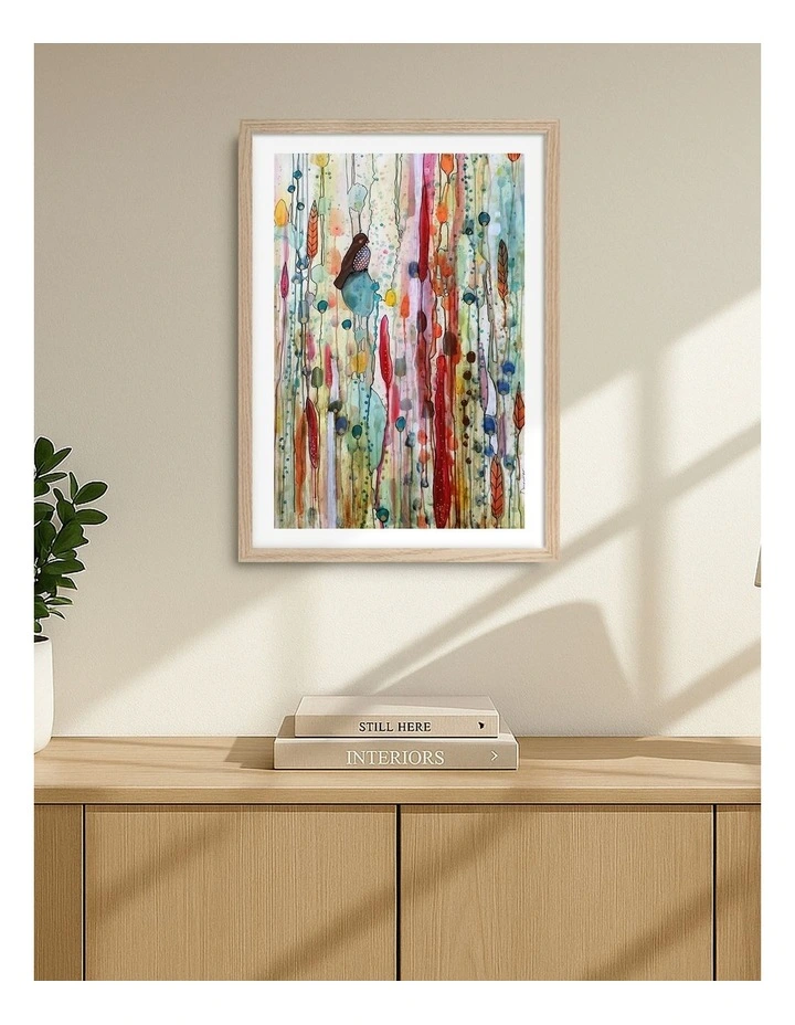 Made On The Road Art Print Frame in Natural image 2