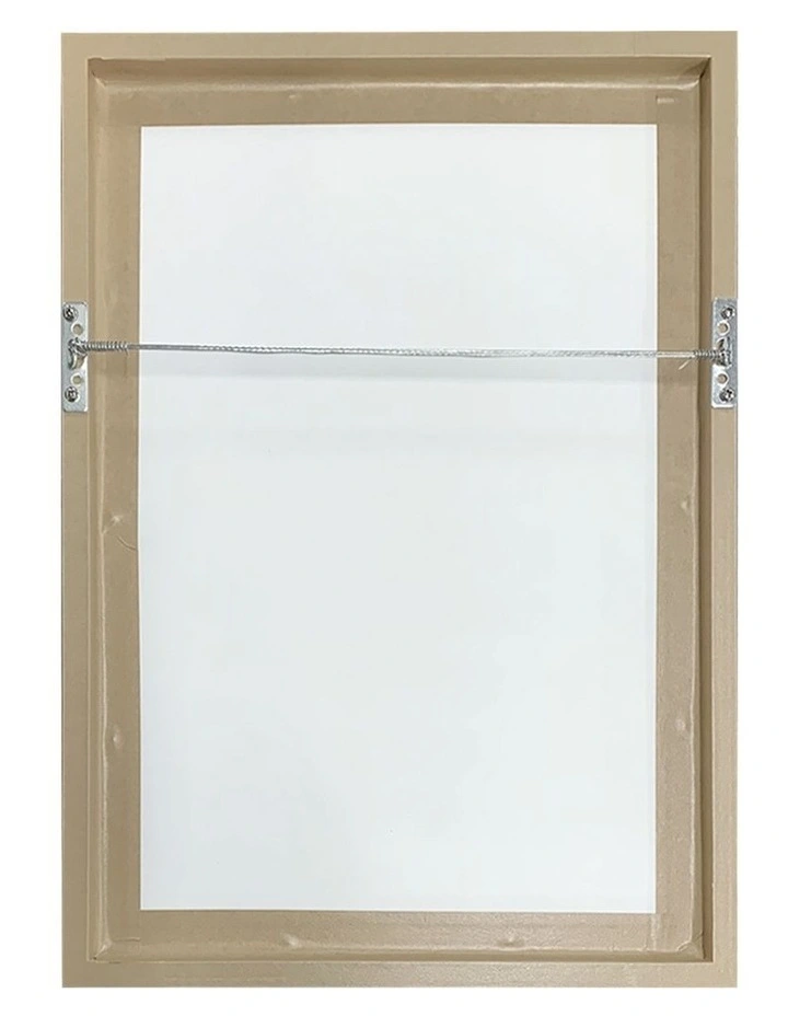 Made Pink Day Art Print Frame in Natural image 4