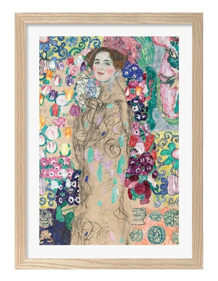 Australian Made Ria Munk Art Print Natural Frame image 1