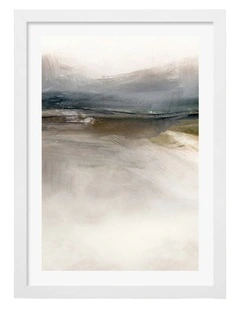 Australian Made Rural 1 Art Print in White Frame