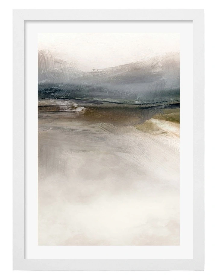 Australian Made Rural 1 Art Print in White Frame image 1