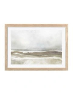 Australian Made Sea Air Art Print Natural Frame