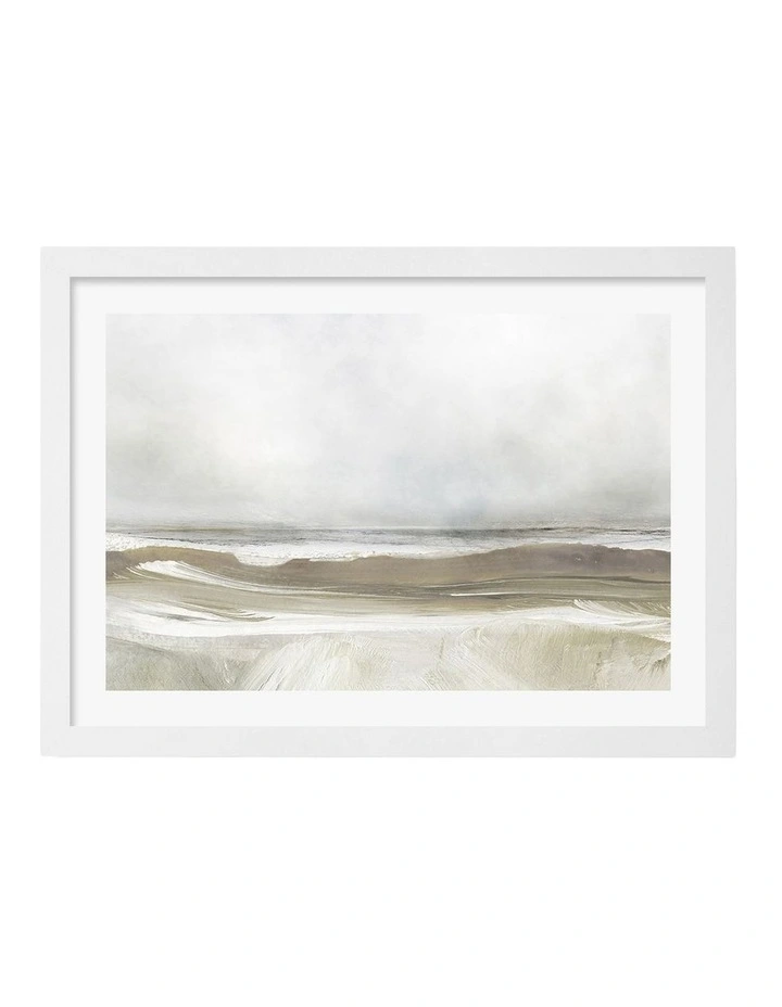 Australian Made Sea Air Art Print White Frame image 1
