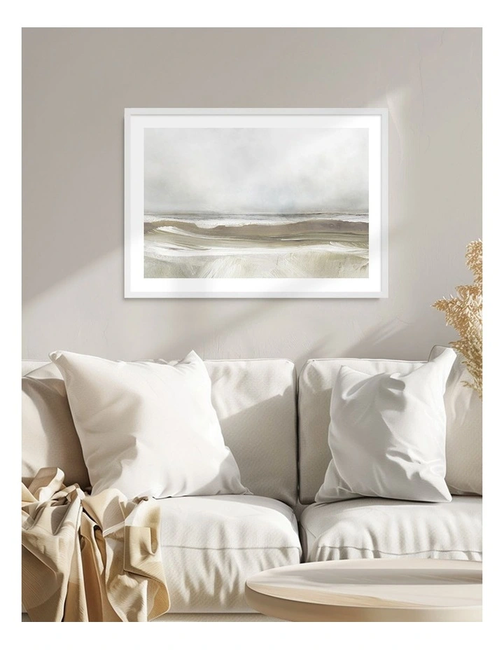Australian Made Sea Air Art Print White Frame image 2