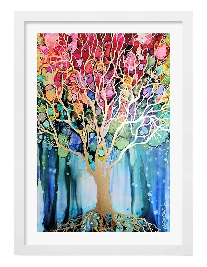 Australian Made Still Standing Art Print White Frame image 1