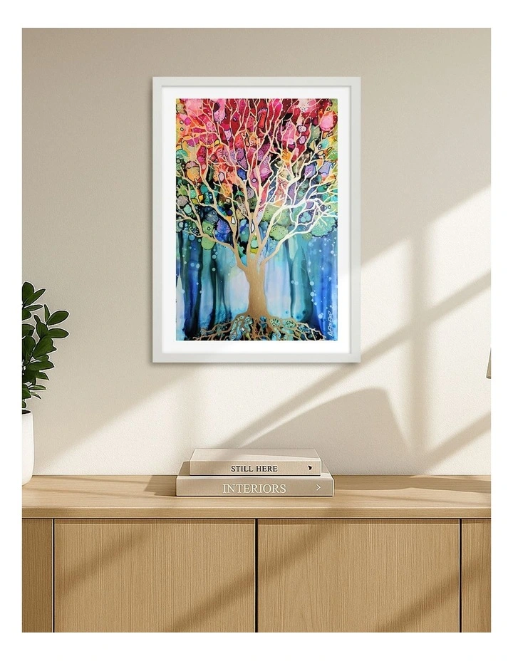 Australian Made Still Standing Art Print White Frame image 2