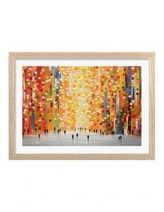 Australian Made Sundown Splendor Art Print Natural Frame