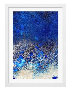 Australian Made Sunlit Reef 2 Art Print Natural Frame