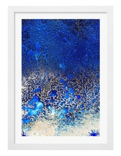 Australian Made Sunlit Reef 2 Art Print White Frame