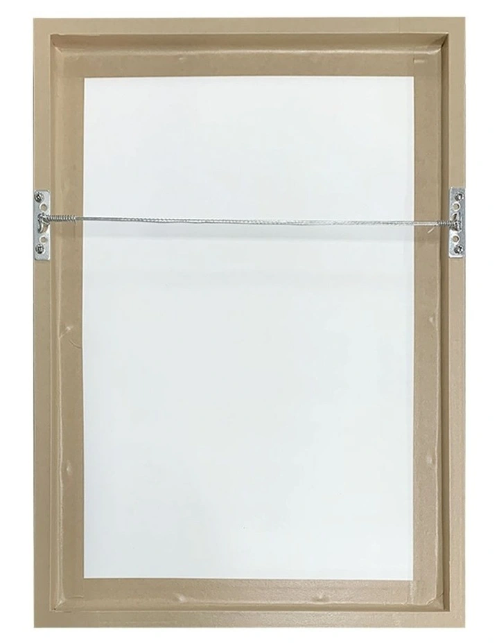 Australian Made The Blue Window Art Print Natural Frame image 4