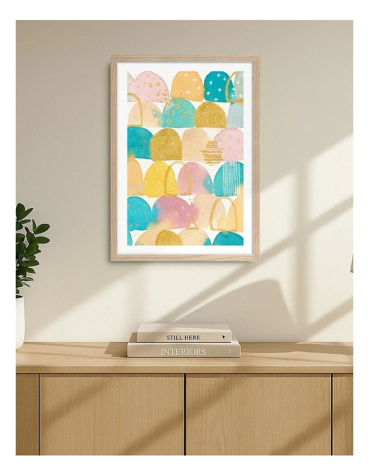 Australian Made The Doors Art Print Natural Frame image 2