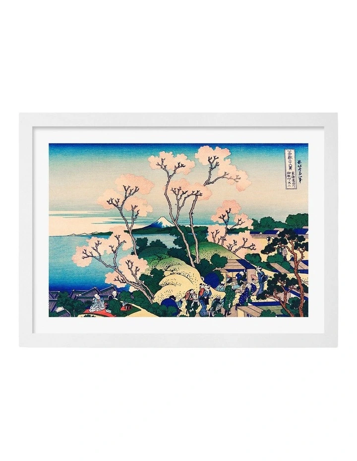 Australian Made The Goten Hill Art Print White Frame image 1
