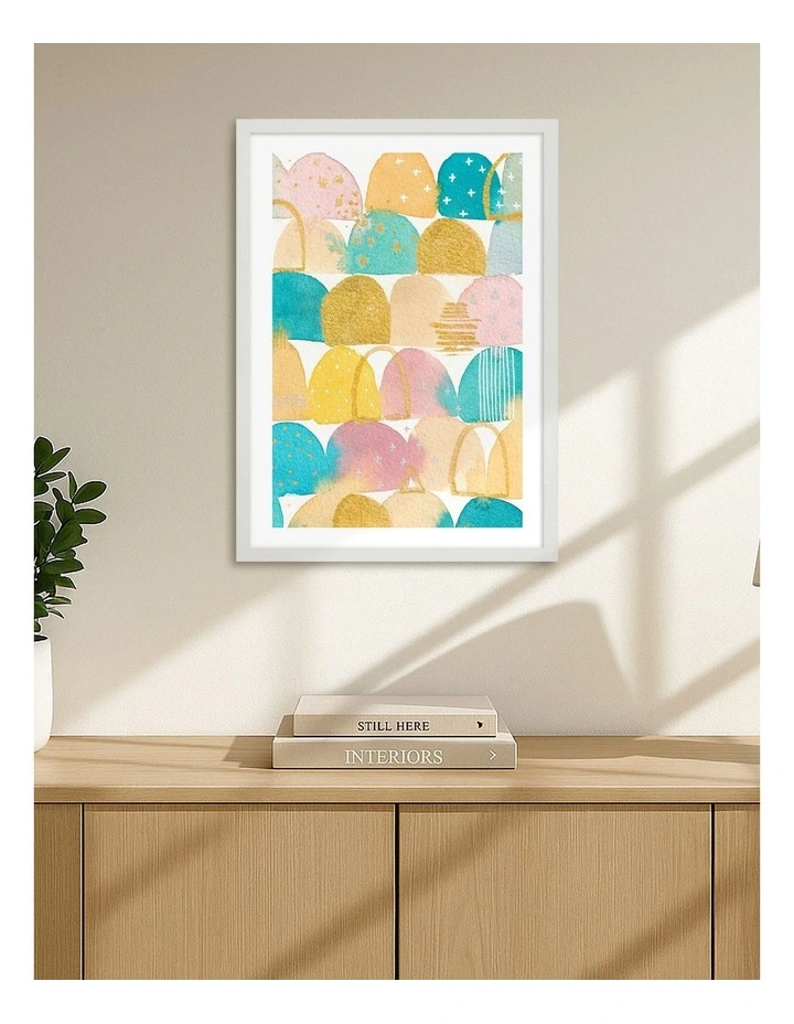 The Doors Art Print Frame in White image 2