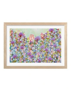 Australian Made Cherish Art Print Natural Frame