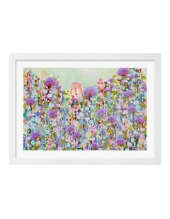 Australian Made Cherish Art Print White Frame