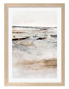 Australian Made August Art Print Natural Frame