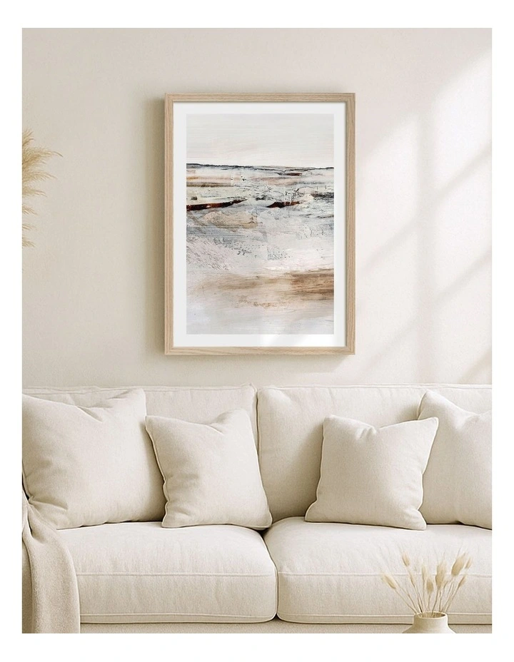 Australian Made August Art Print Natural Frame image 2