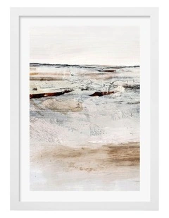 Australian Made August Art Print White Frame