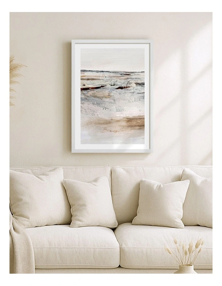 Australian Made August Art Print White Frame image 2