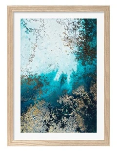 Clear Waters Art Print Frame in Natural