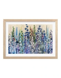 Cotton Balls Art Print Frame in Natural
