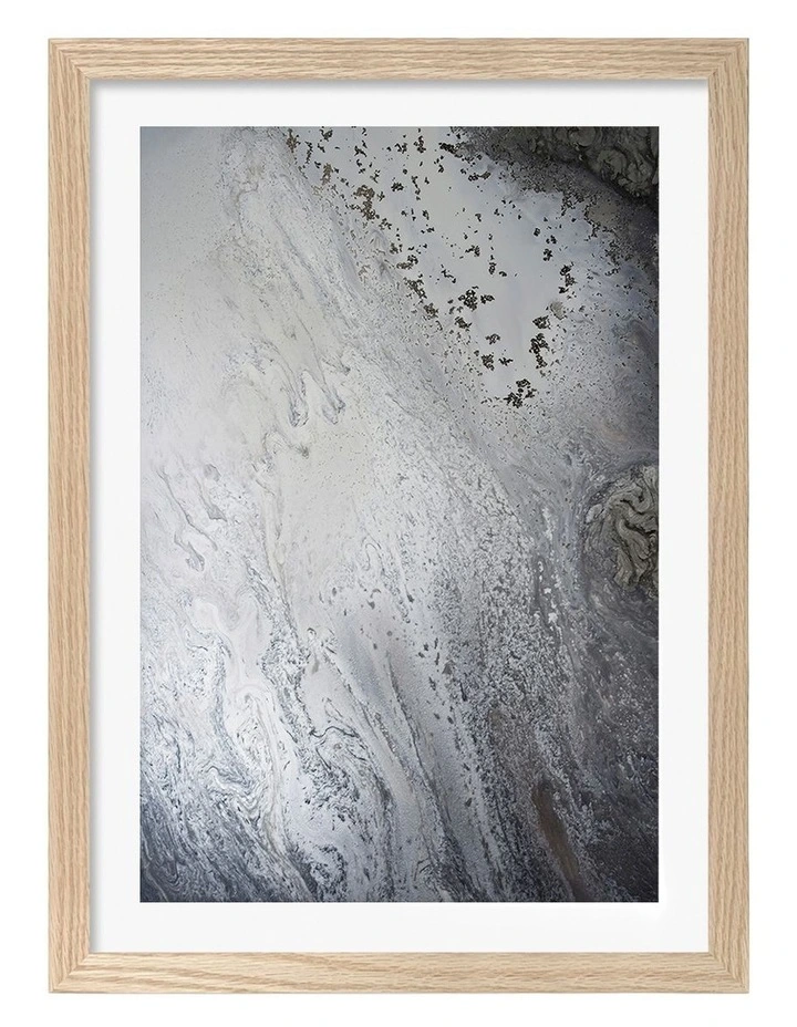 Dune Dance 2 Art Print Frame in Natural image 1