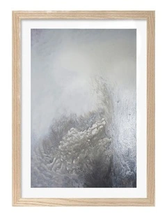 Dune Dance 1 Art Print Frame in Natural
