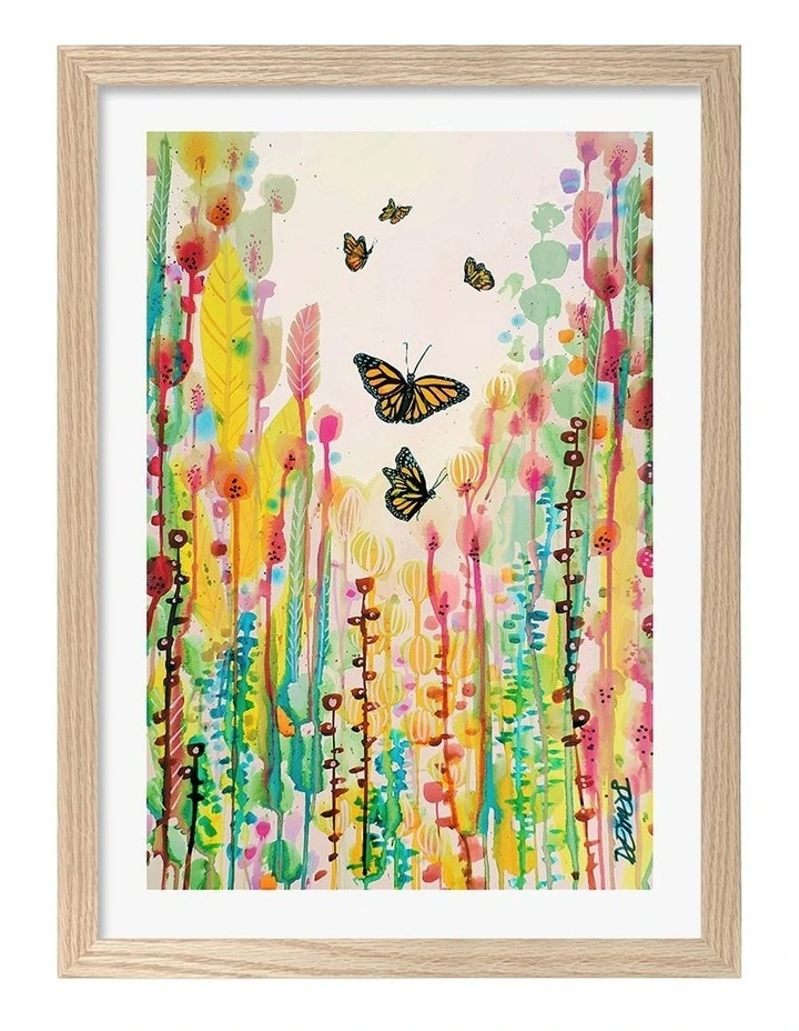 Escape from a Cocoon Art Print Frame in Natural image 1